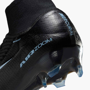 NIKE ZM SUPERFLY 10 ELITE FG BLACK/ICE BLUE