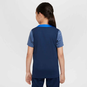 NIKE JR PSG 25-26 STRIKE SS TOP MIDNIGHT NAVY/DIFFUSED BLUE