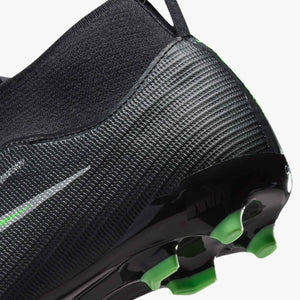 NIKE JR ZM SUPERFLY 11 ACADEMY FG BLACK/ILLUSION GREEN