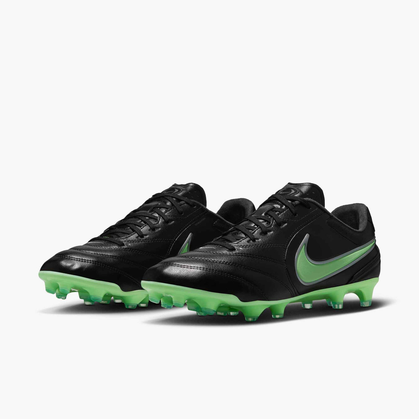 NIKE TIEMPO LIGERA PRO FG BLACK/ILLUSION GREEN