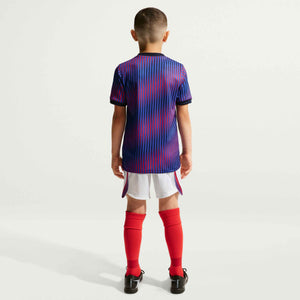 NIKE JR PSG 26-27 AWAY SHORT WHITE/COLLEGE NAVY