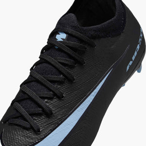 NIKE JR ZM VAPOR 16 PRO FG BLACK/ICE BLUE