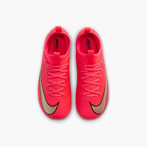 NIKE JR ZM VAPOR 17 ACADEMY LK FG BRIGHT CRIMSON/BLUR