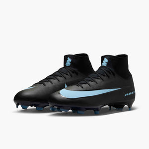 NIKE ZM SUPERFLY 10 PRO FG BLACK/ICE BLUE