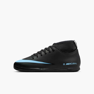 NIKE JR ZM SUPERFLY 10 CLUB IC BLACK/ICE BLUE