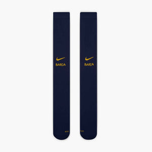 NIKE BARCELONA 26-27 HOME SOCK BLACKENED BLUE/MINERAL YELLOW