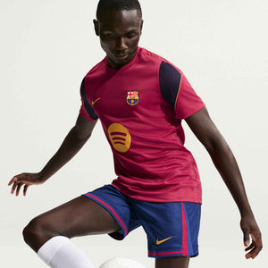 NIKE BARCELONA 26-27 STRIKE SS TOP NOBLE RED/MINERAL YELLOW
