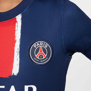 NIKE JR PSG 24-25 HOME JERSEY MIDNIGHT NAVY/RED
