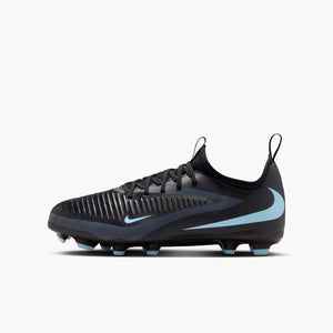 NIKE JR PHANTOM 6 LOW ACADEMY FG BLACK/ICE BLUE