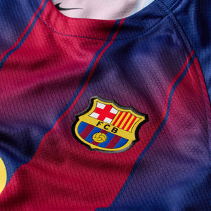 NIKE JR BARCELONA 25-26 LB KIT HOME DEEP ROYAL/MIDWEST GOLD