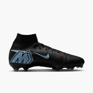 NIKE ZM SUPERFLY 10 PRO FG BLACK/ICE BLUE
