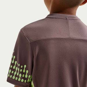 NIKE JR MBAPPE DRI-FIT SS TOP PLUM ECLIPSE