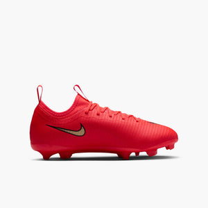 NIKE JR ZM VAPOR 17 ACADEMY FG BRIGHT CRIMSON/BLUR