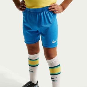 NIKE JR BRAZIL WC26 HOME LB KIT CANARY/LIGHT MENTA