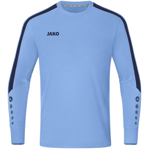 JAKO JR KEEPERSHIRT POWER HEMELSBLAUW/MARINE