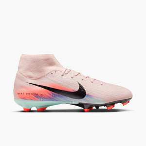 NIKE ZM SUPERFLY 10 ACADEMY FG UNITED SILT RED/RACER BLUE