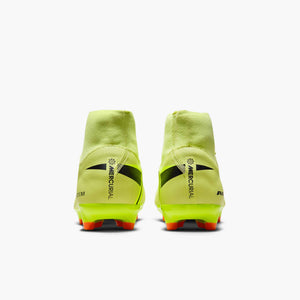 NIKE ZM SUPERFLY 10 ACADEMY FG LIMELIGHT/HYPER CRIMSON