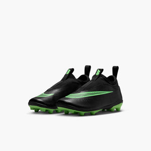 NIKE JR ZM VAPOR 17 CLUB FLEX MG BLACK/ILLUSION GREEN