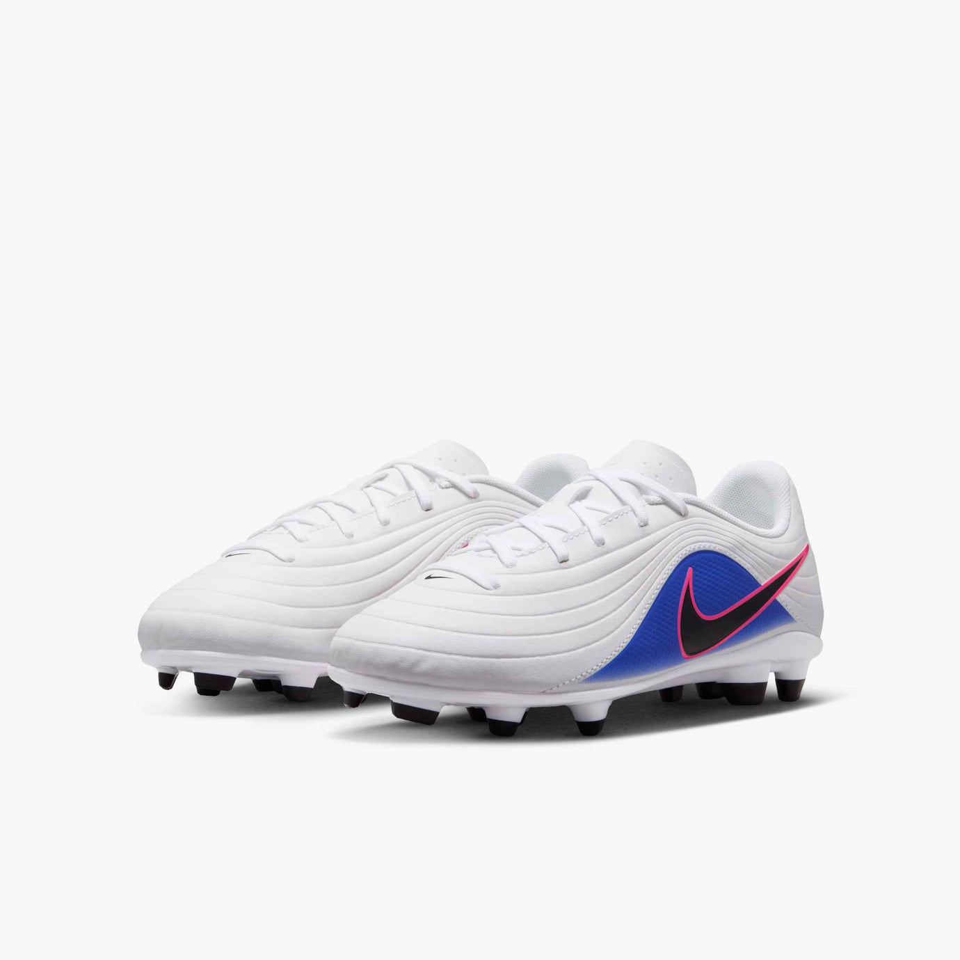 NIKE JR TIEMPO MAESTRO CLUB FG WHITE/RACER BLUE