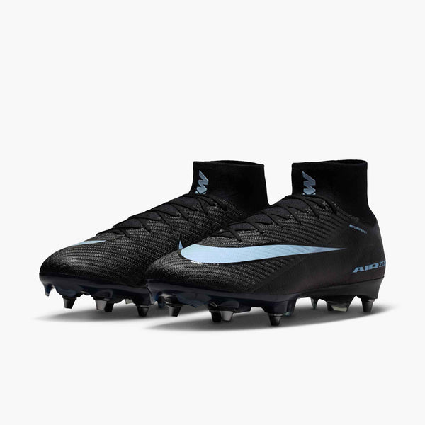 NIKE ZM SUPERFLY 10 ELITE SG BLACK/ICE BLUE
