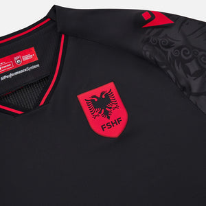 MACRON ALBANIA 25-26 THIRD JERSEY BLACK/RED