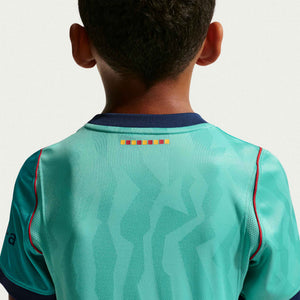 NIKE JR BARCELONA 26-27 THIRD JERSEY GREEN FROST
