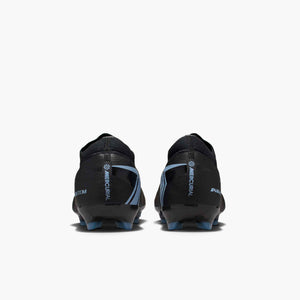 NIKE JR ZM VAPOR 16 PRO FG BLACK/ICE BLUE