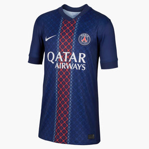 NIKE JR PSG 25-26 HOME JERSEY MIDNIGHT NAVY/WHITE