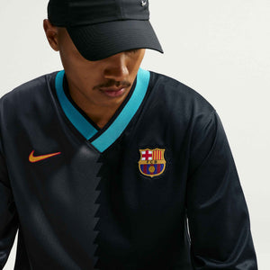 NIKE BARCELONA 26-27 ENERGY TOP LS BLACK/GREEN FROST