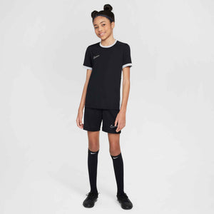 NIKE JR DRY-FIT ACADEMY25 SS TOP BLACK/WHITE