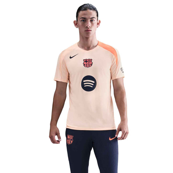 NIKE BARCELONA 25-26 STRIKE SS TOP CRIMSON TINT/MANGO