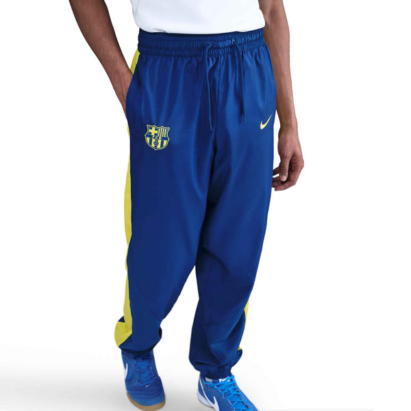 NIKE BARCELONA 25-26 WOVEN PANT GYM BLUE/OPTI YELLOW