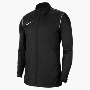 NIKE JR PARK20 REPEL RAINJACKET BLACK/WHITE