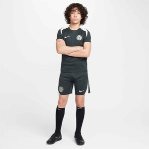 NIKE JR CHELSEA 25-26 STRIKE SHORT OUTDOOR GREEN