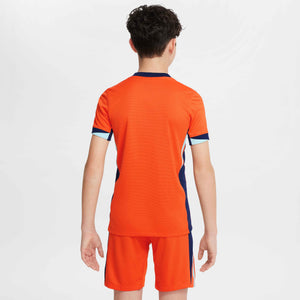 NIKE JR NEDERLAND EURO24 HOME JERSEY SAFETY ORANGE/BLUE VOID