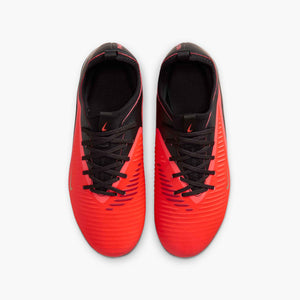 NIKE JR PHANTOM 6 LOW ACADEMY FG BRIGHT CRIMSON/BLUR