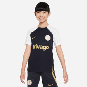 NIKE JR CHELSEA 23-24 SS TOP PITCH BLUE/CLUB GOLD