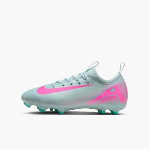 NIKE JR ZM VAPOR 16 ACADEMY FG OCEAN CUBE/PINK BLAST