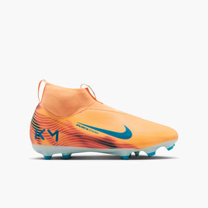 NIKE JR ZM SUPERFLY 10 ACADEMY FG MBAPPE MELON TINT/IGLOO