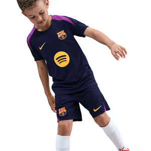 NIKE JR BARCELONA 25-26 STRIKE SS TOP IMPERIAL PURPLE/MIDWEST GOLD