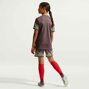 NIKE JR MBAPPE DRI-FIT TOP SHORT PLUM ECLIPSE