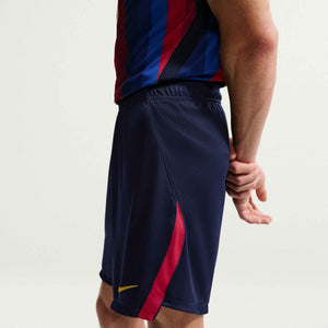 NIKE BARCELONA 26-27 HOME SHORT BLACKENED BLUE/MINERAL YELLOW