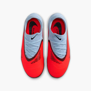 NIKE JR PHANTOM 6 LOW PRO FG BRIGHT CRIMSON/ROYAL TINT