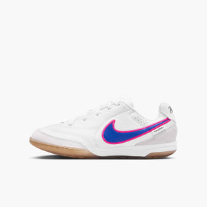 NIKE JR TIEMPO STREETGATO IC WHITE/RACER BLUE/PINK