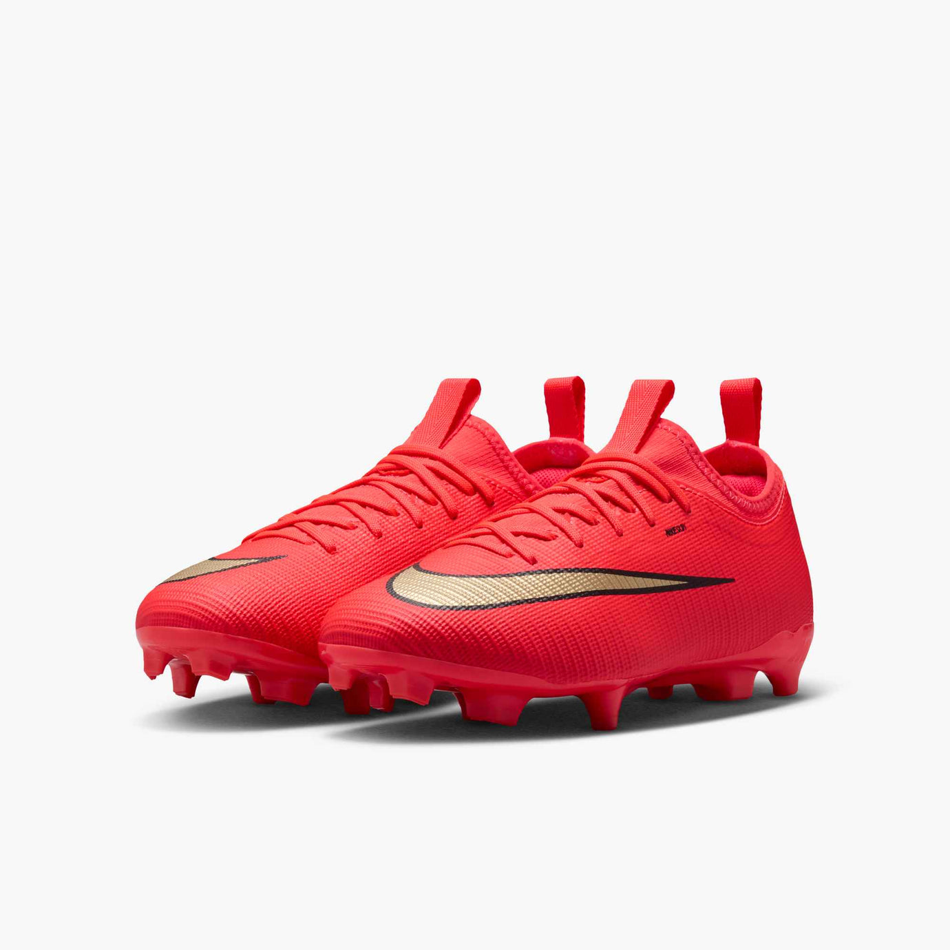NIKE JR ZM VAPOR 17 ACADEMY FG BRIGHT CRIMSON/BLUR