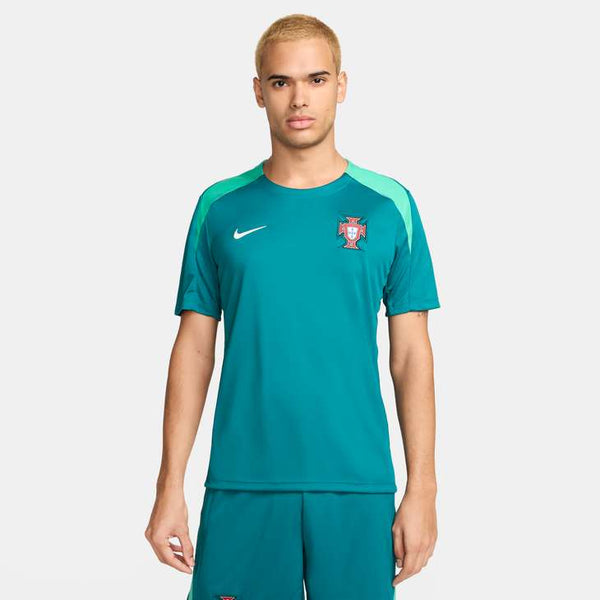 NIKE PORTUGAL EURO2024 STRIKE SS TOP KINETIC GREEN