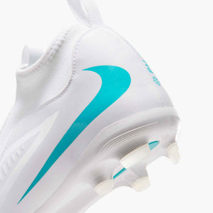 NIKE JR PHANTOM 6 HIGH ACADEMY FG WHITE/DUSTY CACTUS