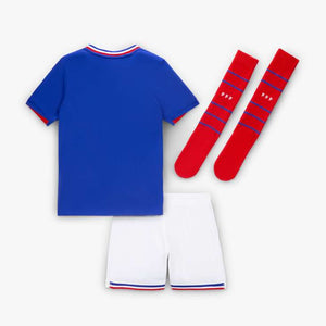 NIKE JR FRANKRIJK EURO24 LB HOME KIT BRIGHT BLUE/UNIVERSITY RED