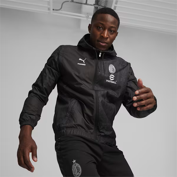 PUMA MILAN X PLEASURES PRE-MATCH JACKET BLACK