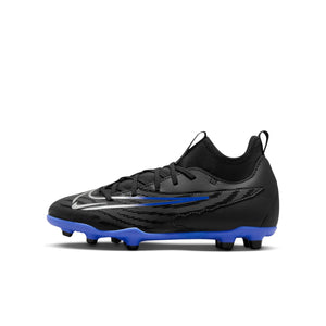 NIKE JR PHANTOM GX CLUB DF FG BLACK/CHROME/HYPER ROYAL